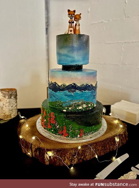 [OC] one of me mum’s cakes from her business