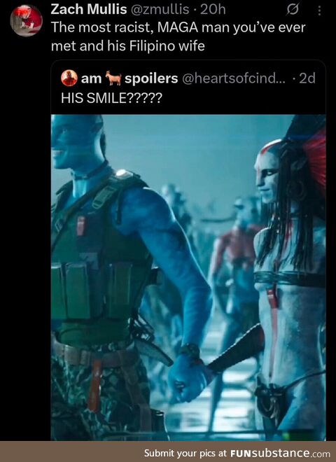 Never ask a meanie about the race of his GF