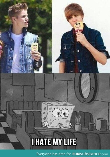 Aww poor Spongebob.