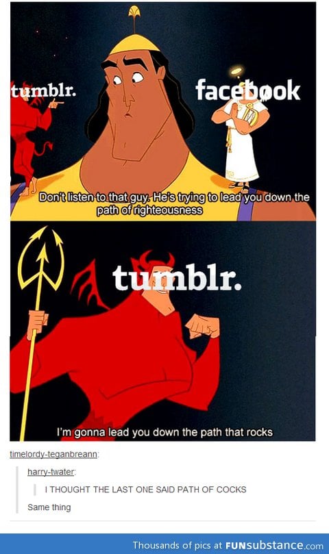 Tumblr vs Facebook