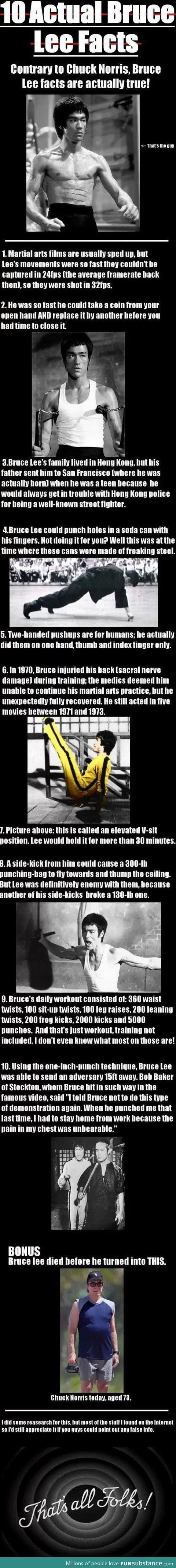 Bruce Lee facts