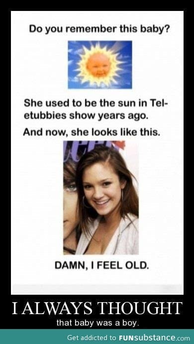 Tellitubies Sun Baby is a Girl!!