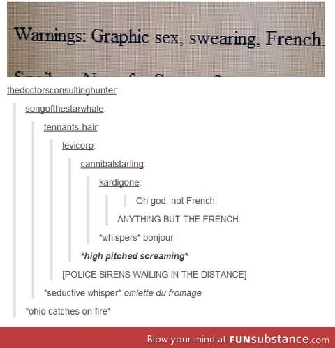 WARNING: French