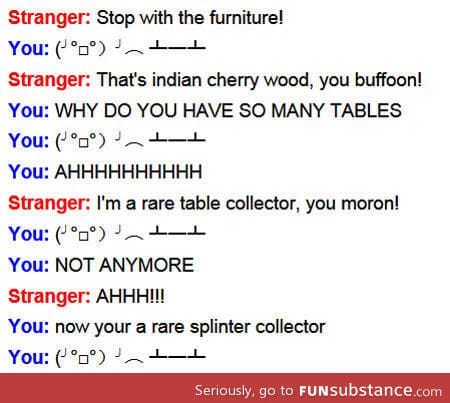 Splinters and Tables