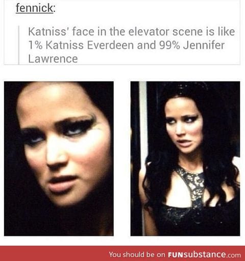 Excuse Me, Katniss?  Your Jennifer Is Showing...