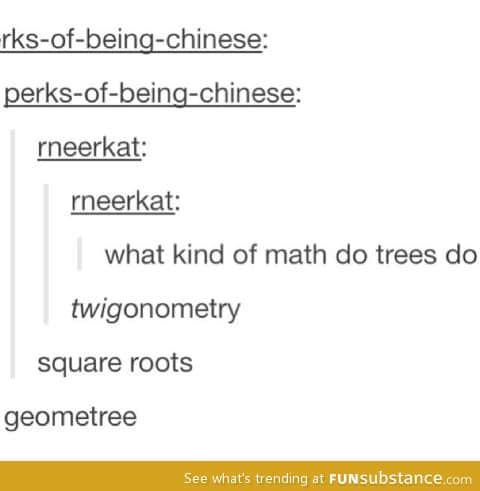 Tree Math