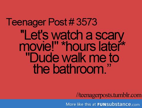 Scary movie.