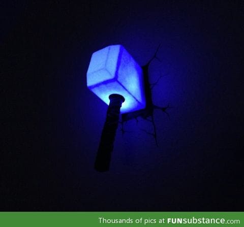 Thor Hammer nightlight