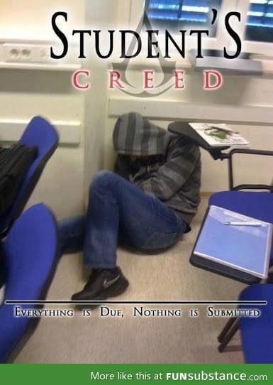 Students creed