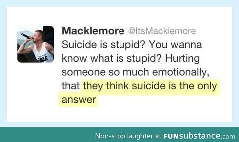 Macklemore nails it ...!